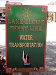 Ferry Line Sign